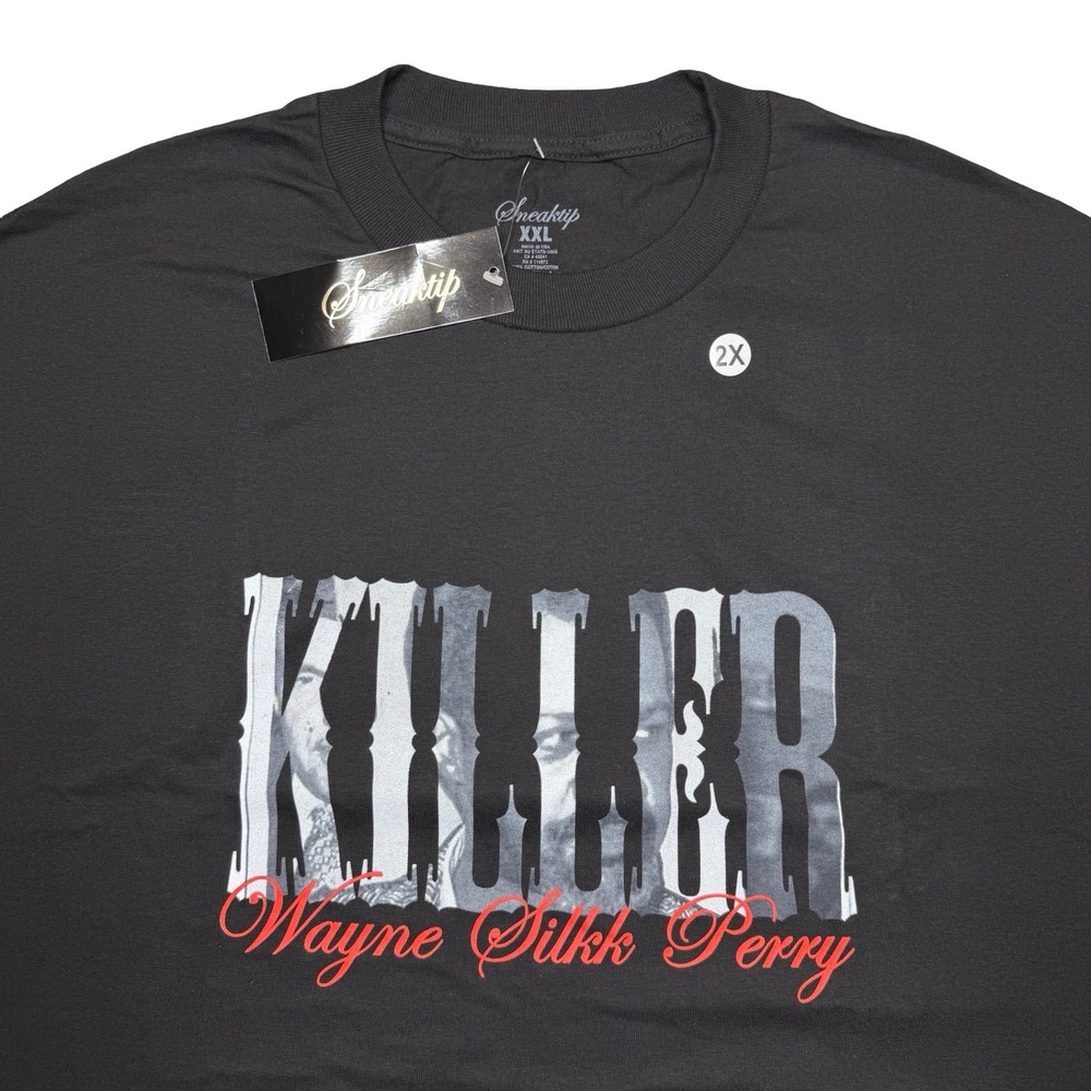 Killer - Wayne Silkk Perry x Sneaktip streetwear‎ Washington DC crime shirt